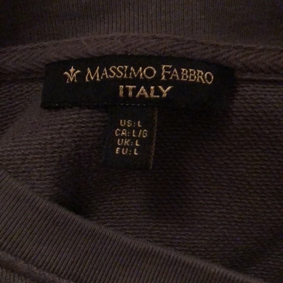 Massimo Fabro Italy 80s sweatshirt dress with studs on arms - Picture 10 of 11
